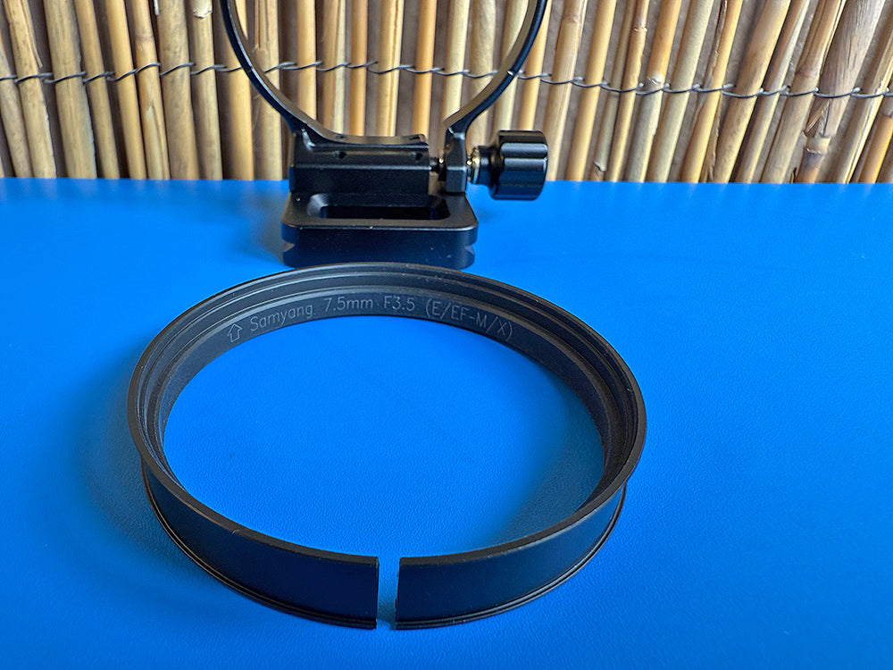 Lens Ring for Samyang 7.5mm F3.5 Fisheye with Fanotec Replacement Mount (E-Mount/ EF-M Mount/ X-Mount) - F6522